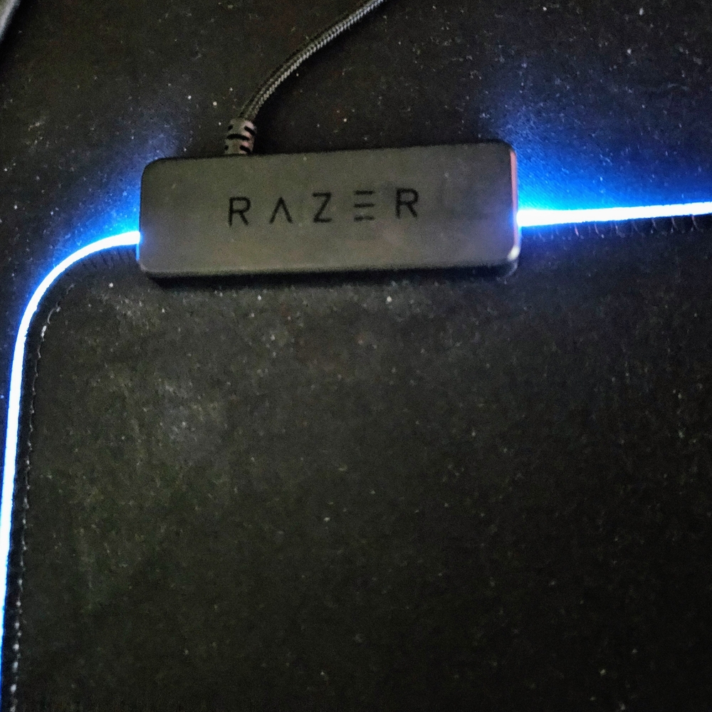 Razer Gaming Mouse Pad with Blue LED